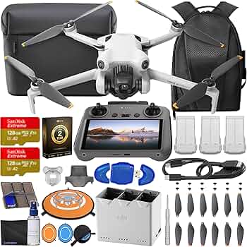 Amazon.com: DJI Mini 4 Pro Drone Fly More Combo Plus with RC